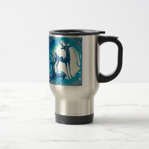 Taza De Viaje La mayoría de la familia hermosa del reno del