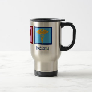 Taza De Viaje La medicina de amor por la paz