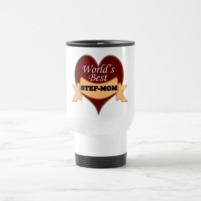 Taza De Viaje La mejor madrastra del mundo (Centro)
