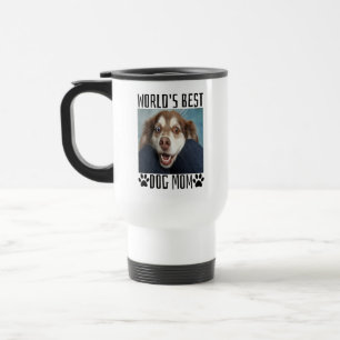 Taza De Viaje La mejor madre del perro del mundo