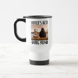 Taza De Viaje La mejor madre del perro del mundo