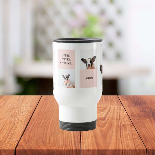 Taza De Viaje La mejor madre del perro del mundo | Fotografía de (Subido por el creador)