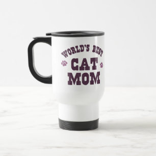 Taza De Viaje La mejor mamá del gato del mundo