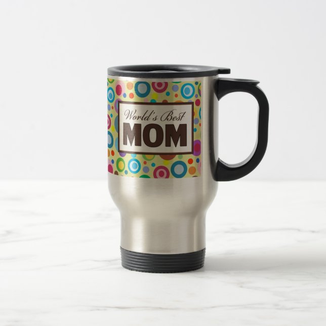Taza De Viaje La mejor mamá del mundo (Derecha)