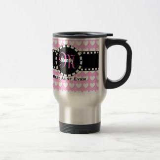 Taza De Viaje La mejor TÍA nunca TÍA conocida V2 del monograma y