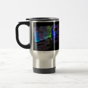 Taza De Viaje La Michelle conocida en 3D se enciende (la