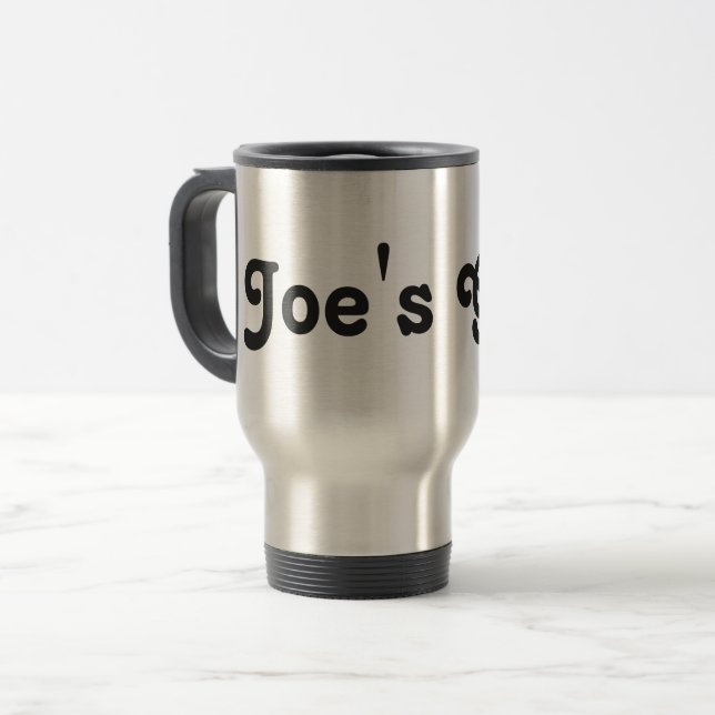 Taza De Viaje La muchacha de Joe (Anverso izquierdo)