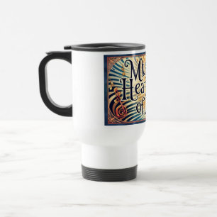 Taza De Viaje La música es el latido de la vida