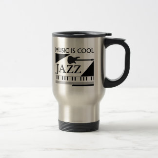 Taza De Viaje La música es fresca, JAZZ