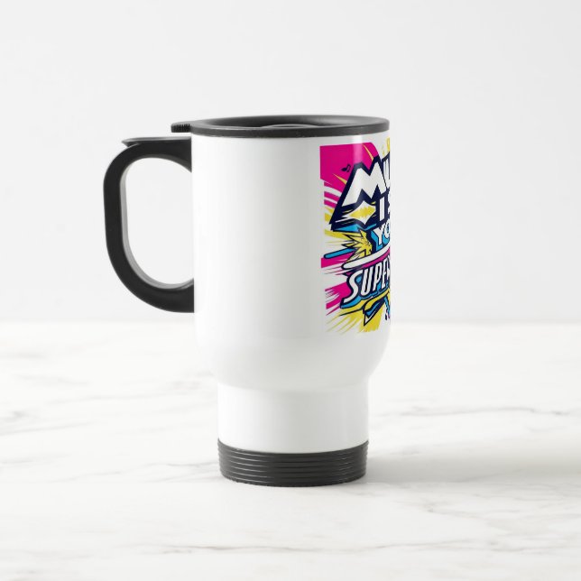 Taza De Viaje La música es tu superpotencia 2 (Izquierda)