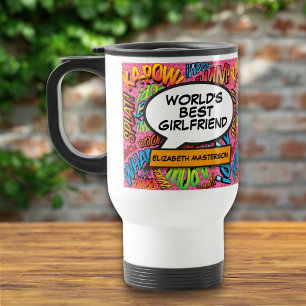 Taza De Viaje La novia más divertida del mundo cómic moderno ret
