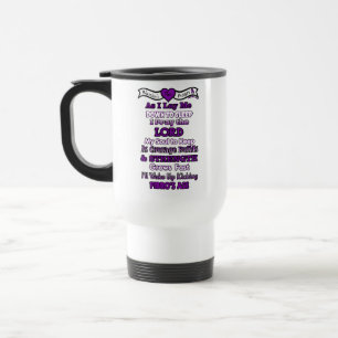 Taza De Viaje La oración del guerrero... Fibro Travel Mug