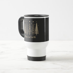 Taza De Viaje La paz en la Tierra Navidades Minimalistas