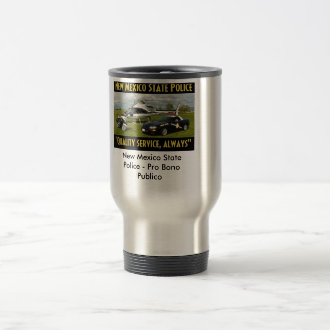 Taza De Viaje La policía del estado de New México asalta (Centro)