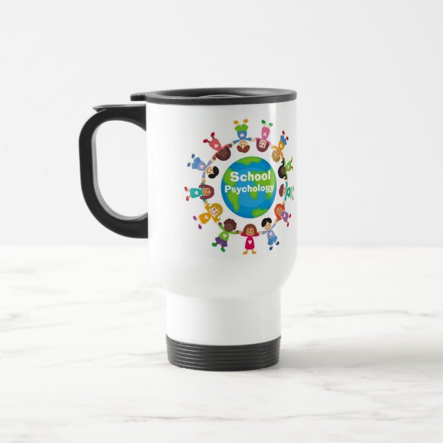 Taza De Viaje La psicología de la escuela en todo el mundo (Izquierda)