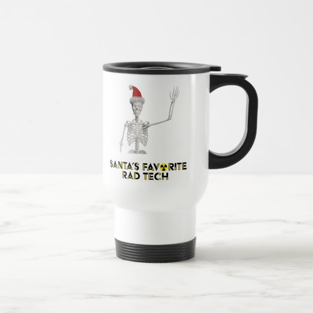 Taza De Viaje La Rad Tech favorita de Santa (Derecha)