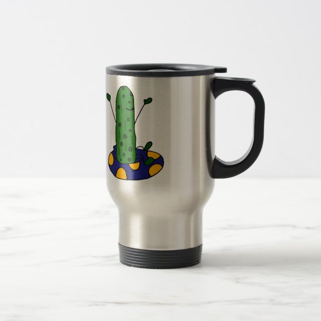 Taza De Viaje La salmuera de eneldo divertida es tubería (Derecha)