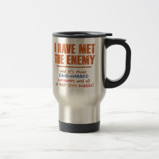 Taza De Viaje La taza enemiga del viaje del acero inoxidable