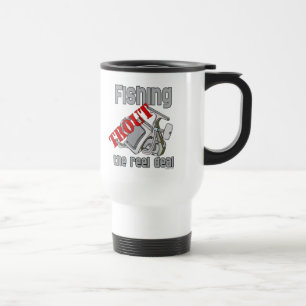 Taza De Viaje La trucha pesquera el acuerdo con el carrete