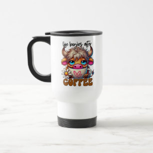Taza De Viaje La vida comienza después del café