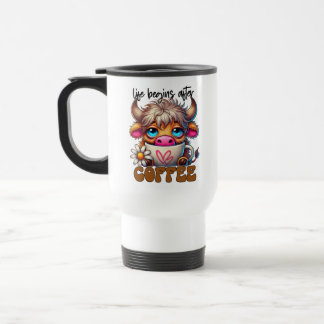 Taza De Viaje La vida comienza después del café