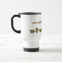 Taza De Viaje La vida comienza después del café Travel Commuter 