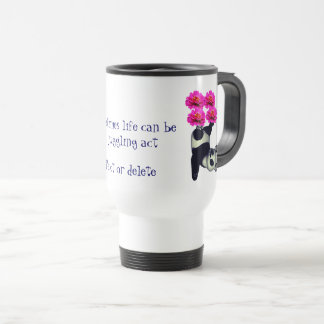Taza De Viaje La vida un acto malabariado Panda Inspirador