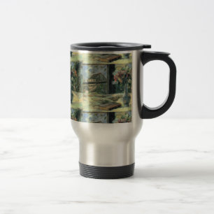 Taza De Viaje La vinagre de flores Paul Gauguin en la ventana
