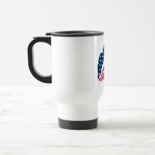 Taza De Viaje Labios rojos y azules