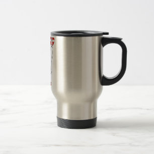 Taza De Viaje LABORATORIO del Rótulo del ASL te amo