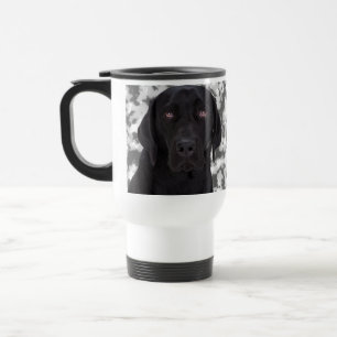 Taza De Viaje Labrador retriever negro
