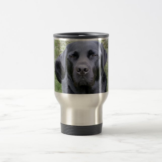 Taza De Viaje Labrador retriever negro (Centro)