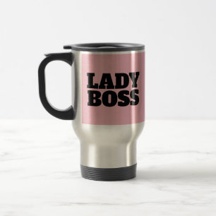 TAZA DE VIAJE LADY BOSS PINK VIAJE CAFÉ MUGS
