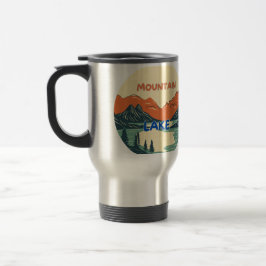 TAZA DE VIAJE LAGO DE MONTAÑA