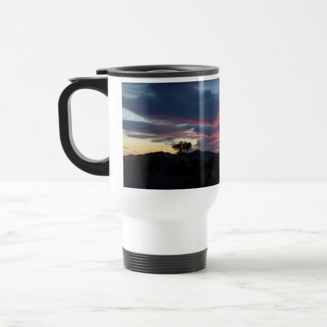 Taza De Viaje Lago Michigan Sunset (Dunas) (Izquierda)