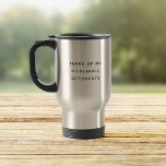 Taza De Viaje Lágrimas divertidas de mi tipografía de opositores<br><div class="desc">Funny tazón de café moderno leyendo LÁGRIMAS DE MIS OPONENTES DE PICKLEBALL en un moderno diseño de tipografía minimalista.</div>