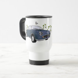 Taza De Viaje Lapis Grey Figaro travel mug - reisbeker