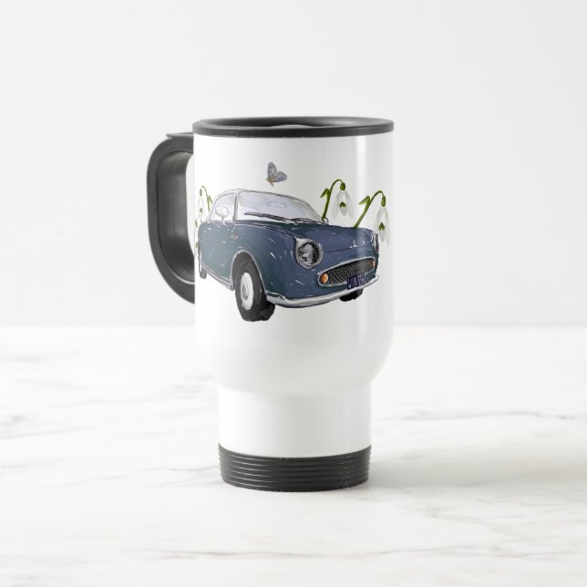 Taza De Viaje Lapis Grey Figaro travel mug - reisbeker (Anverso izquierdo)