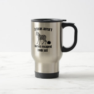 Taza De Viaje Las cebras no son caballos escapados de cárcel