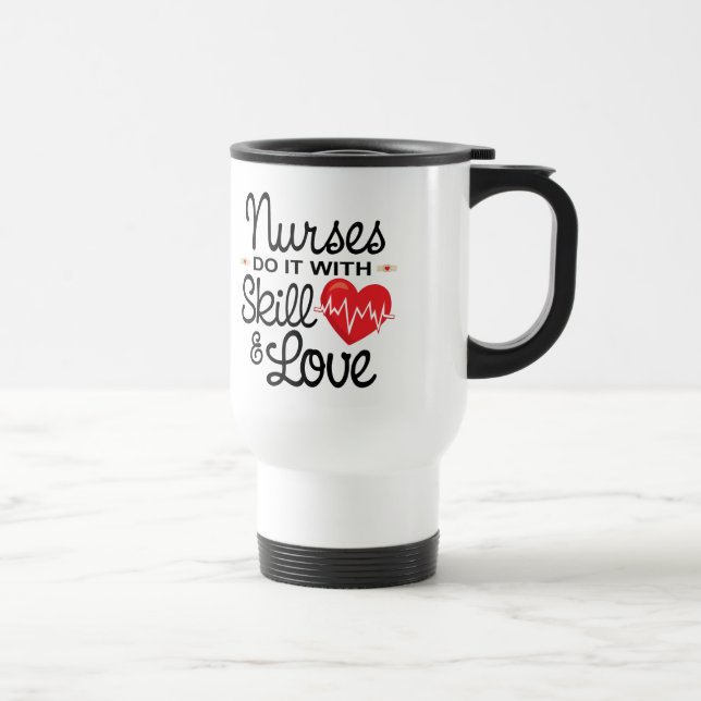 Taza De Viaje Las enfermeras divertidas lo hacen con habilidad y (Derecha)