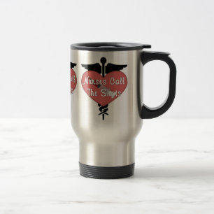 Taza De Viaje Las enfermeras llaman los tiros