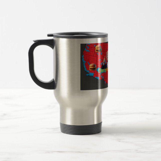 Taza De Viaje Las hamburguesas y los condados Trump (Izquierda)