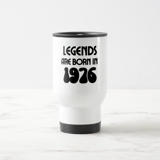 Taza De Viaje Las Leyendas Nacen En 1976 Travel Mug (Centro)