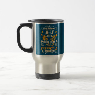 Taza De Viaje Las leyendas nacieron en julio de 1984 Rocker Bike