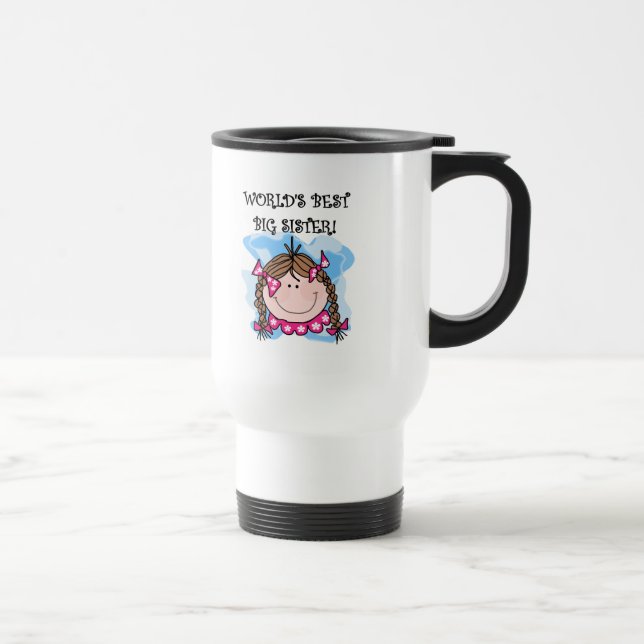 Taza De Viaje Las mejores camisetas y regalos para hermanas gran (Derecha)