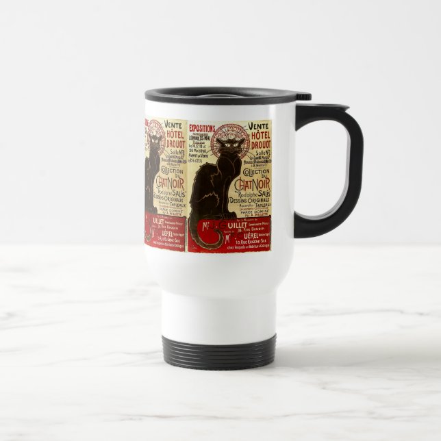 Taza De Viaje Le Chat Noir, Vente Hôtel Drouot (Derecha)