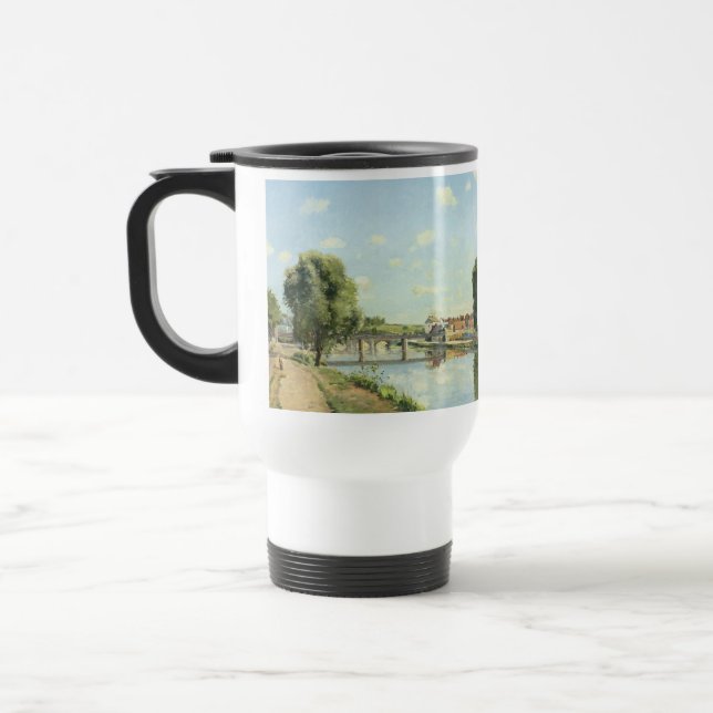Taza De Viaje Le Pont Du Chemin De Fer Camille Pissarro (Izquierda)