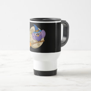 Taza De Viaje Lechuza búho personalizado volando en la sala