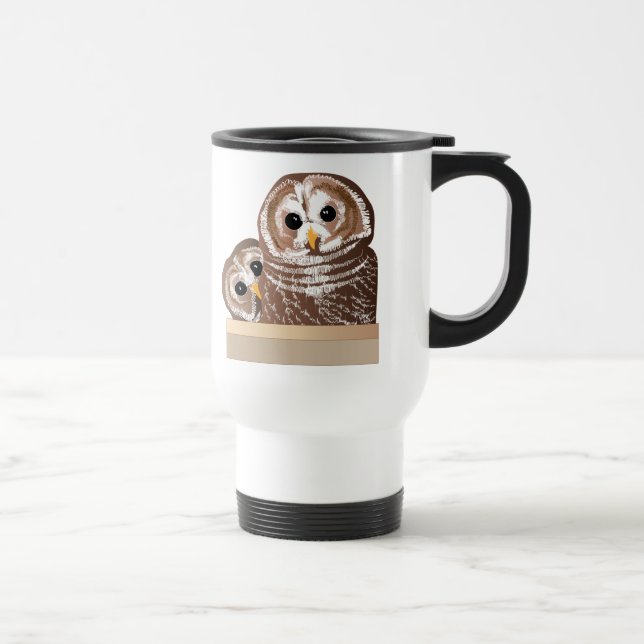 Taza De Viaje Lechuzas comunes (Derecha)
