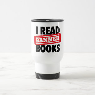 Taza De Viaje Leer libros prohibidos para viajar